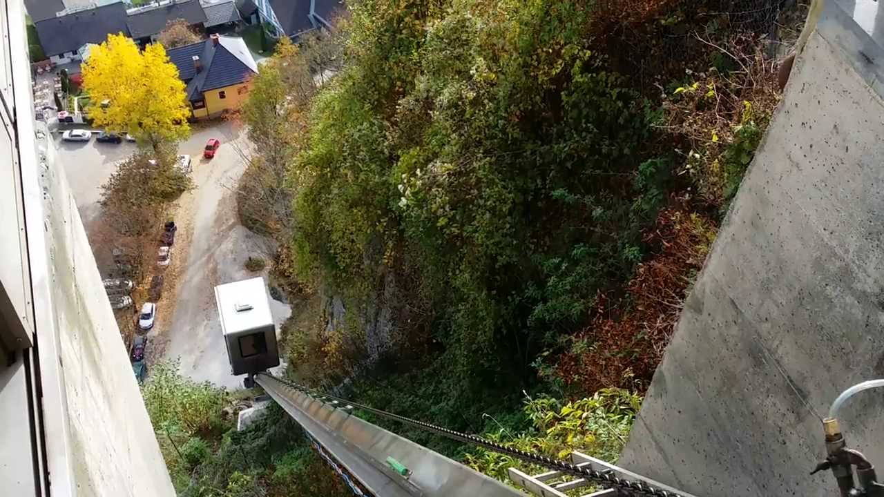 Der Lift auf der Burg Hochosterwitz