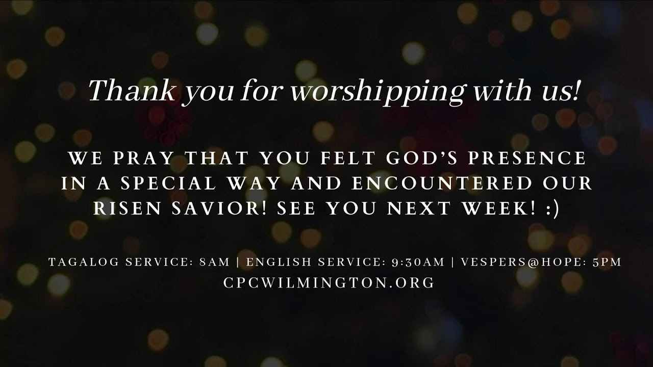 English Service | January 4, 2026