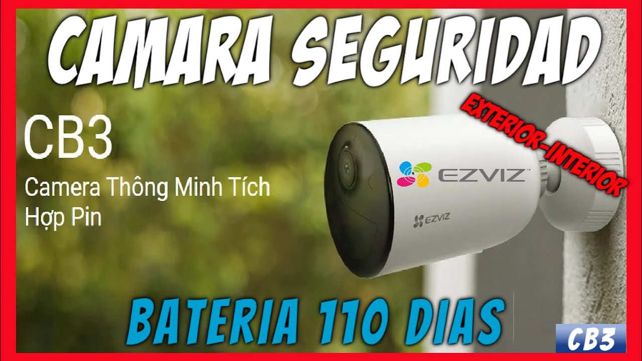 CAMARA de VIGILANCIA ♦️ EZVIZ CB3 ♦️ Unboxing y configuración en su APP.