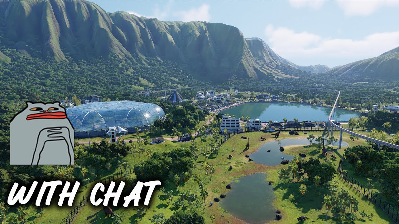 Lirik plays Jurassic World Evolution 2