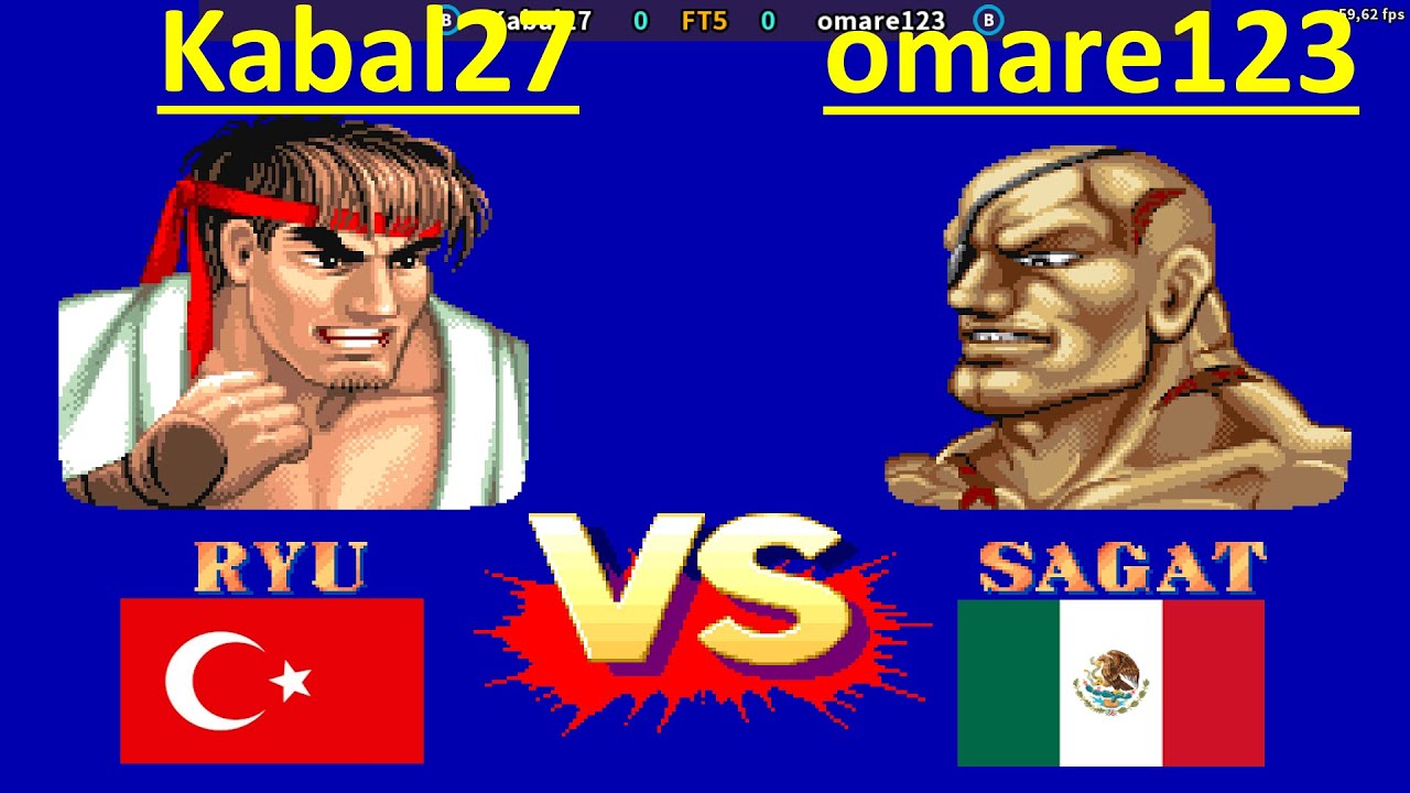Street Fighter II': Champion Edition -Kabal27 vs omare123 FT5 - 1080P/60FPS -14.10.2024