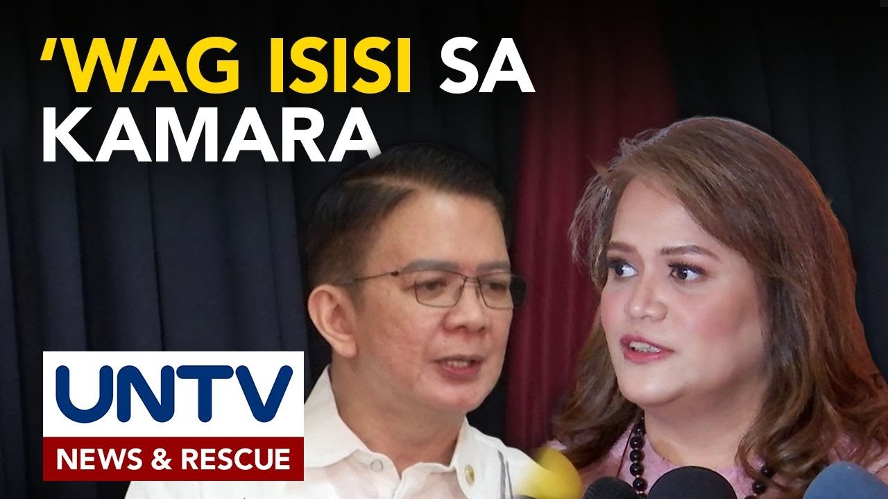 Kamara, pumalag sa pahayag ni SP Escudero na nasa likod ng demolition job laban sa kanya