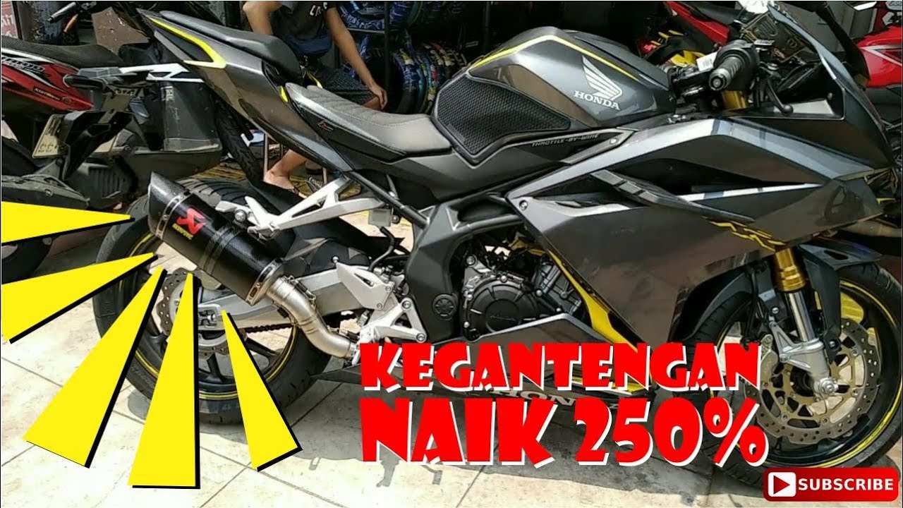 Upgrade Knalpot CBR 250RR jadi AKRAPOVIC ORIGINAL EXHAUST