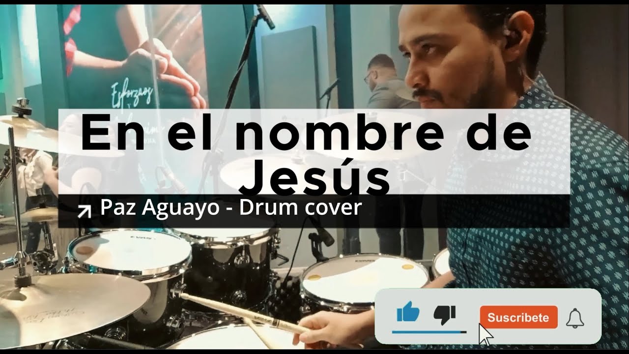 En el nombre de Jesús | Paz Aguayo - Drum Cover - Usar 🎧