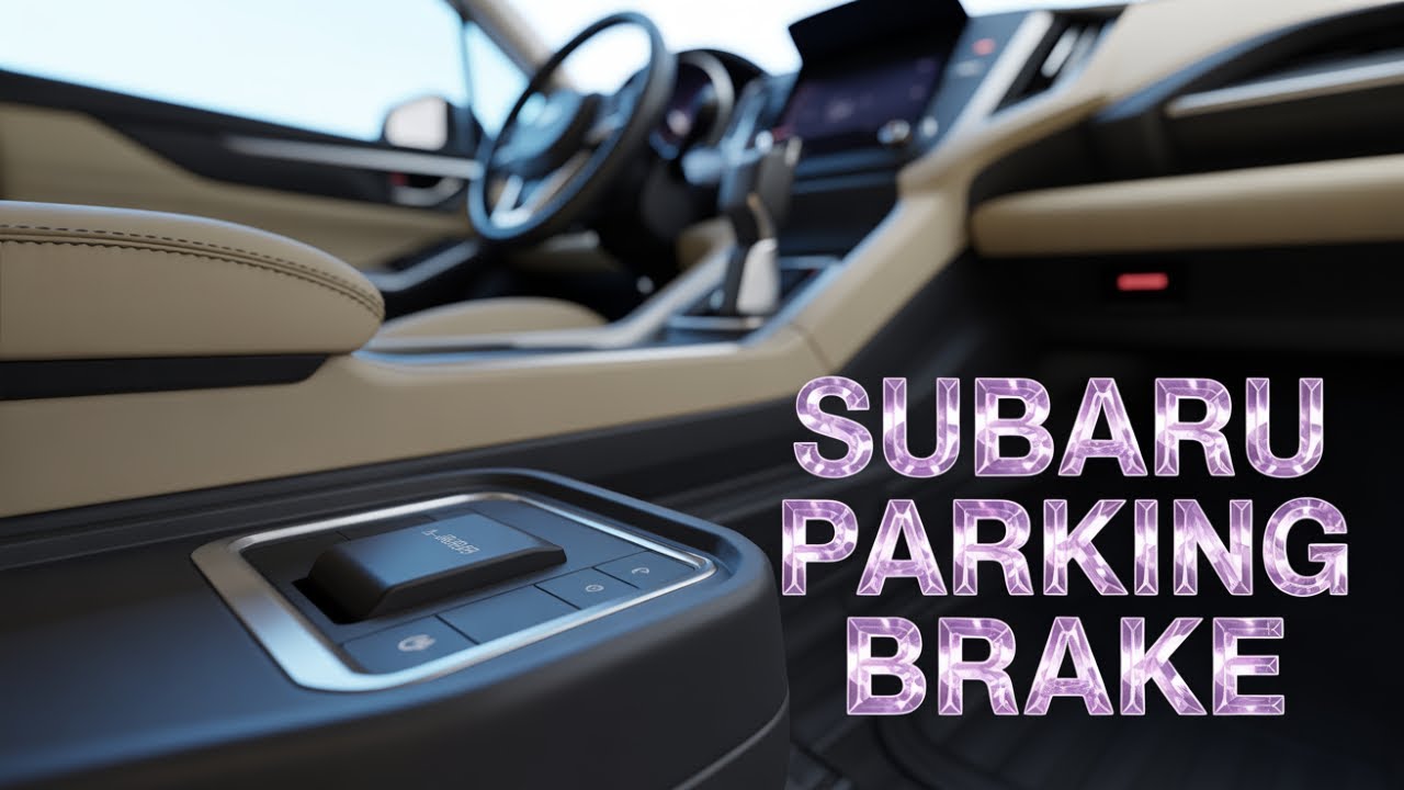 Subaru Outback — включение/выключение стояночного тормоза