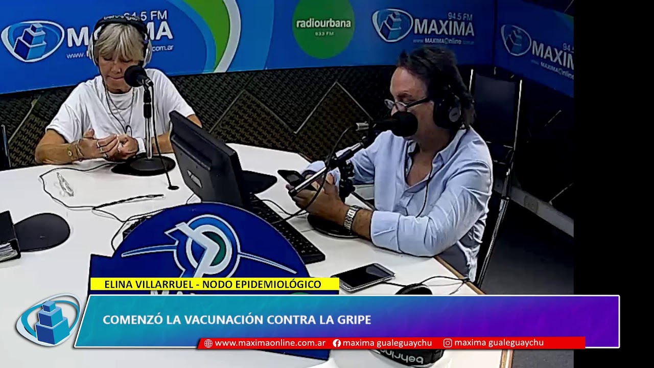 Elina Villarruel - Nodo Epidemiológico. Comenzó la vacunación contra la gripe.