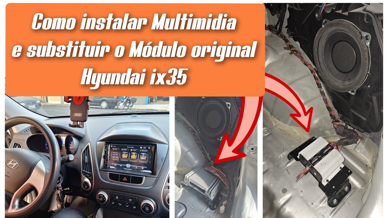 Como instalar Multimidia e Substituir Modulo Original Hyundai Ix35
