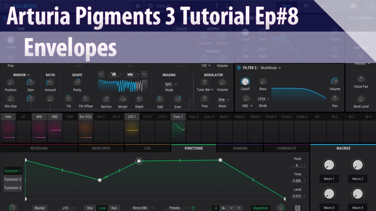 Arturia Pigments 3 Tutorial Ep#8 - Envelopes