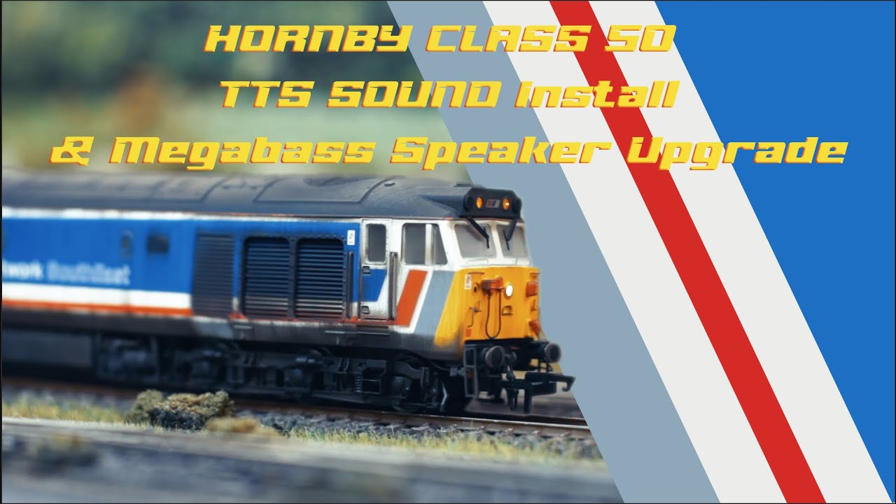 Hornby Class 50 DCC Sound | TTS Sound Install | Megabass Speaker Upgrade | Running Session