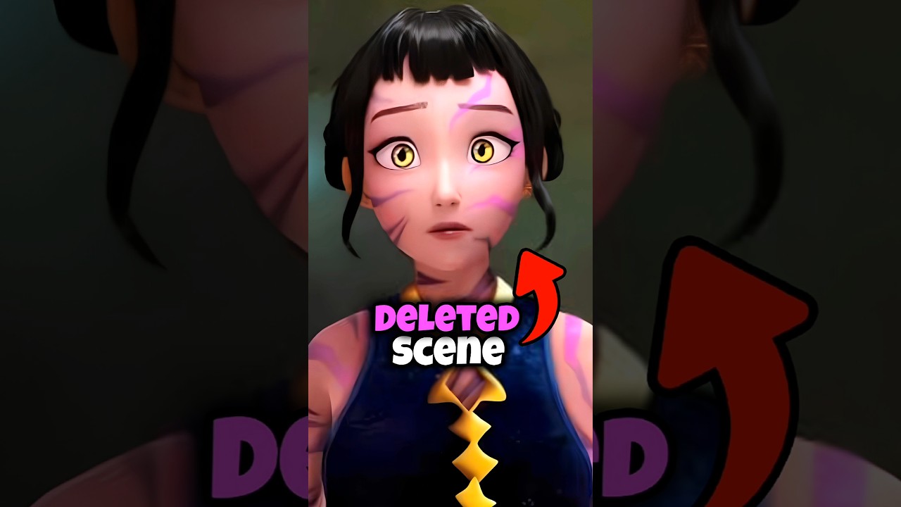 Did you Know this scene about Zoey was deleted from Kpop Demon Hunters #kpopdemonhunters #rumi #jinu