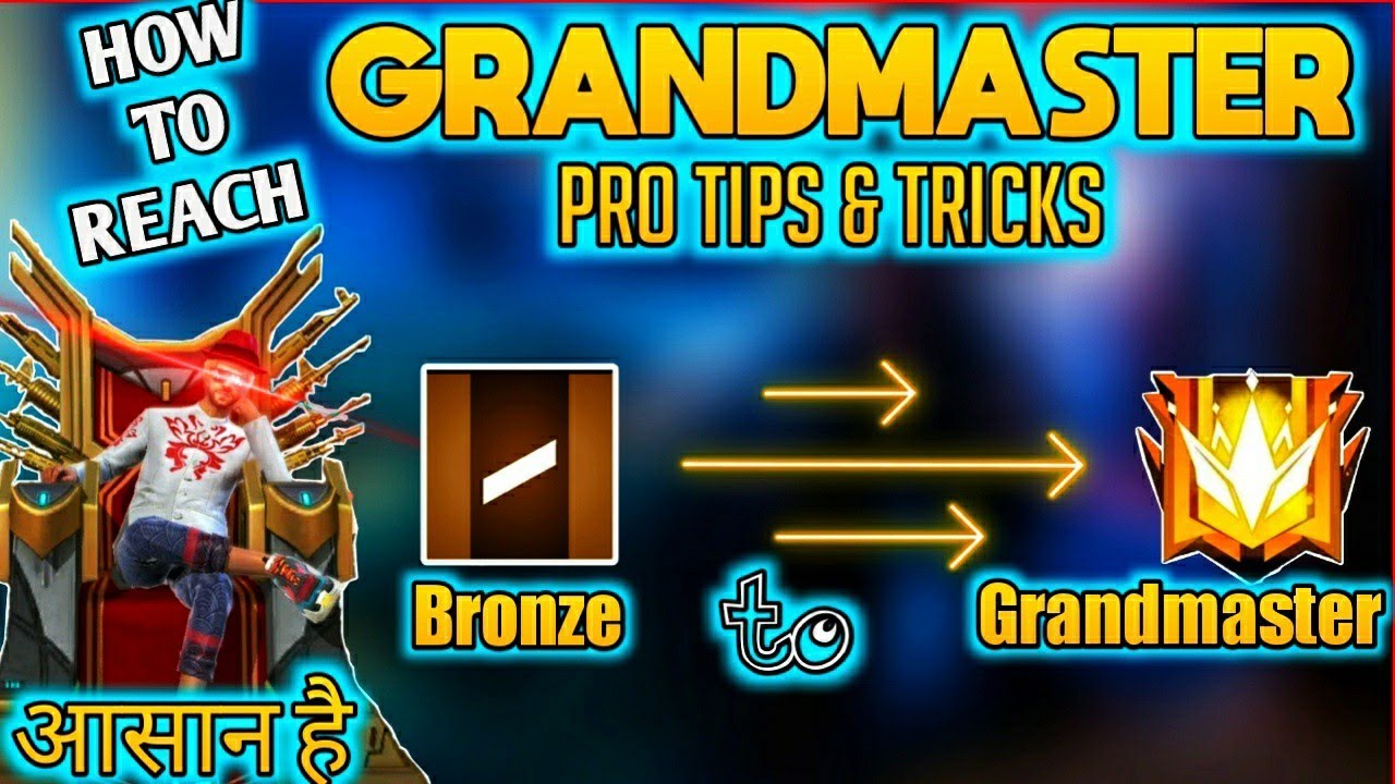 HOW TO REACH GRANDMASTER IN NEW SEASON- TIPS AND TRICKS- #JONTYGAMING - GARENA FREEFIRE BATTLEGROUND