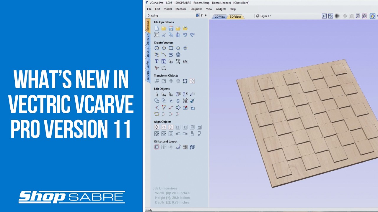 Vectric VCarve V11 - ShopSabre CNC