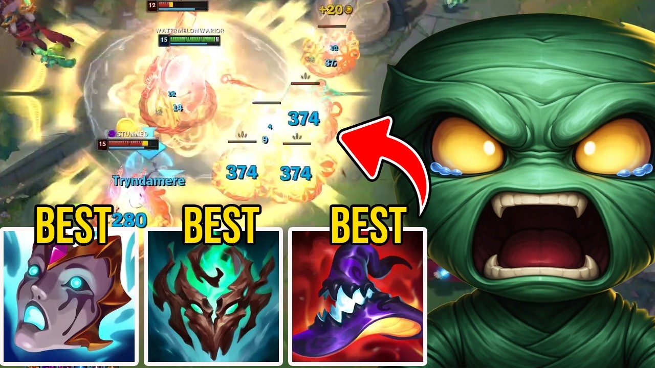AMUMU JUNGLE &mdash; это бесспорный S+ уровень &mdash; руководство по игре за Амуму в джунглях в 2026 году.
