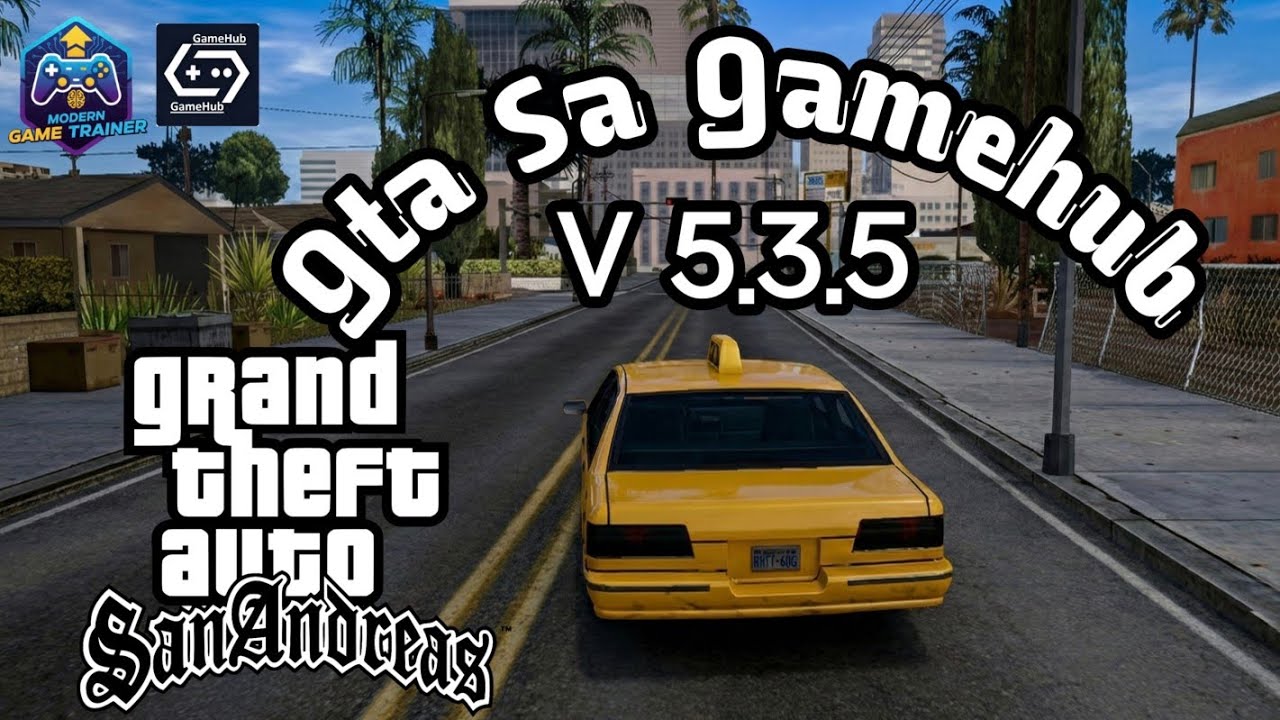 Gta san Andreas Play Gamehub Emulator v5.3.5 || Gta Sa PC Play Android Phone Gamehub Emulator 
