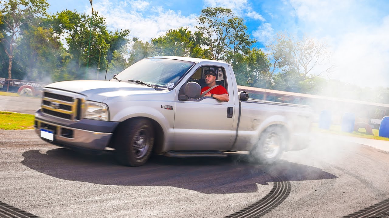 FIZ DRIFT COM A MINHA CAMIONETA F250 E QUASE DEU RUIM KKKKK