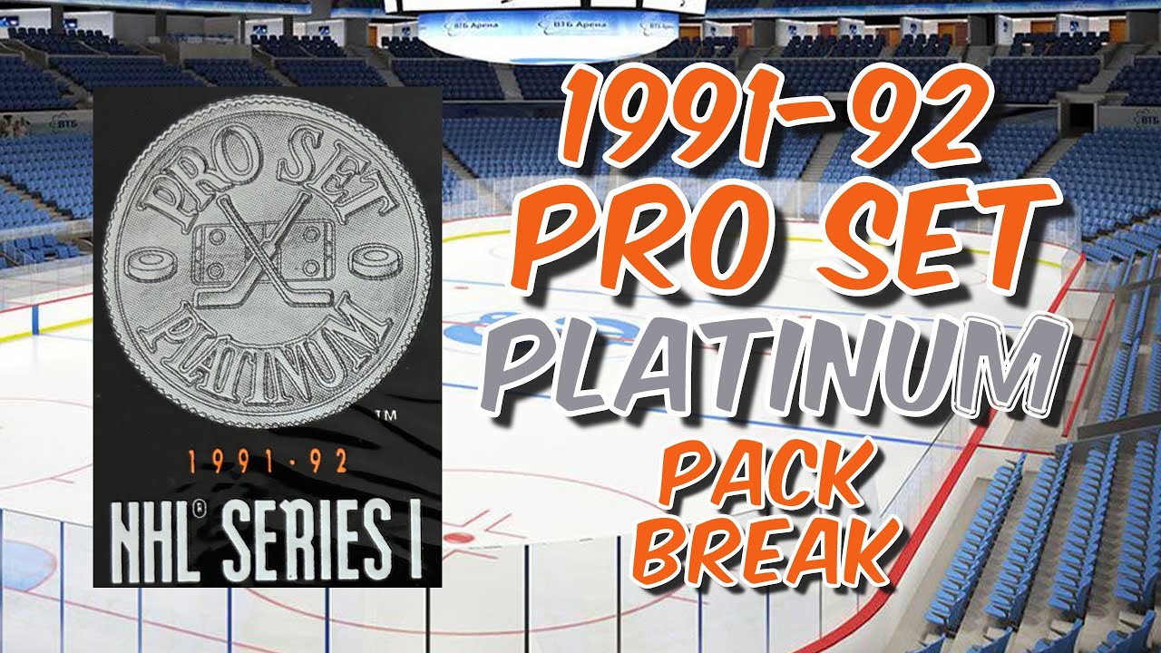 A Junk Wax Has No Name: 1991-92 NHL ProSet Platinum Series 1 Pack Break