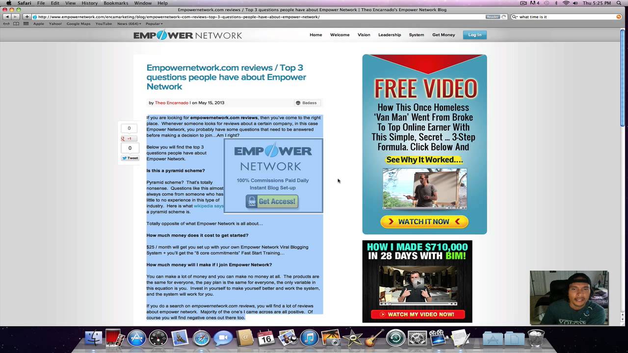 How I ranked Empowernetwork.com reviews in Google!