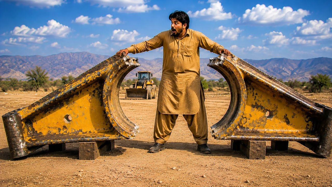 🔥 Broken Caterpillar Loader Axle Pivot Housing Rebuilt Like New | Pakistani Mechanics