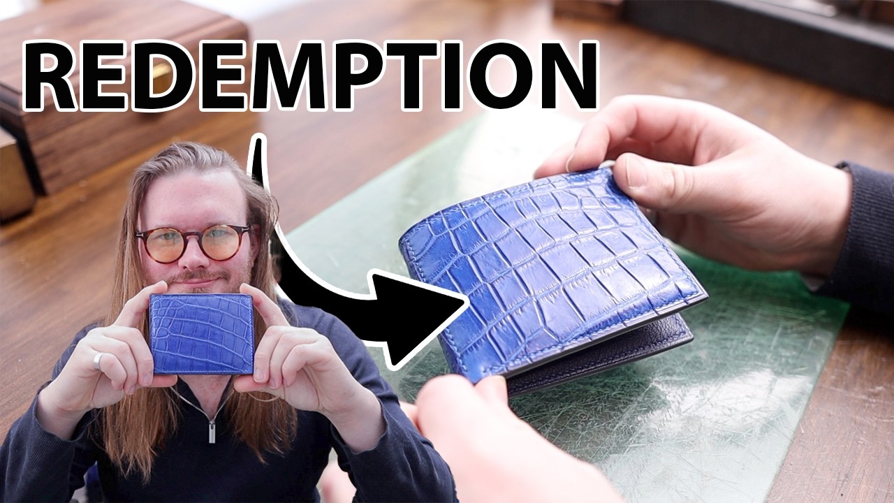 This Is My Redemption - Making A Luxury Alligator Leather Wallet