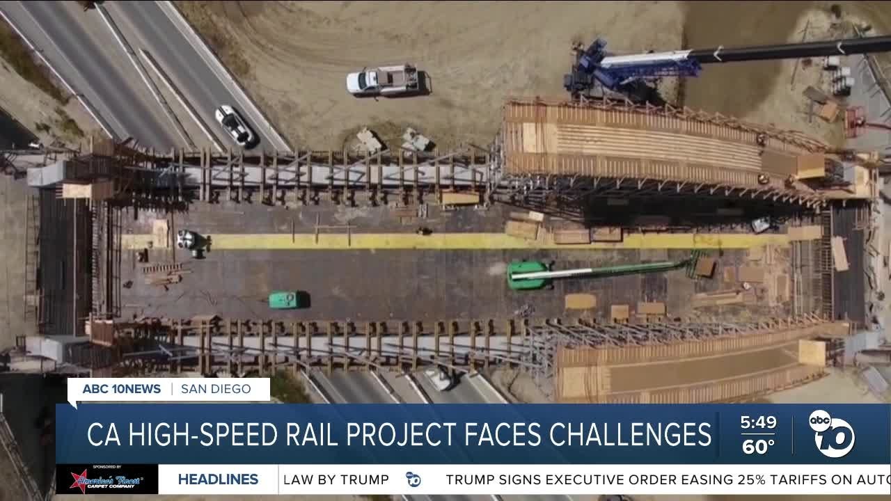 State’s high-speed rail project continues to face challenges