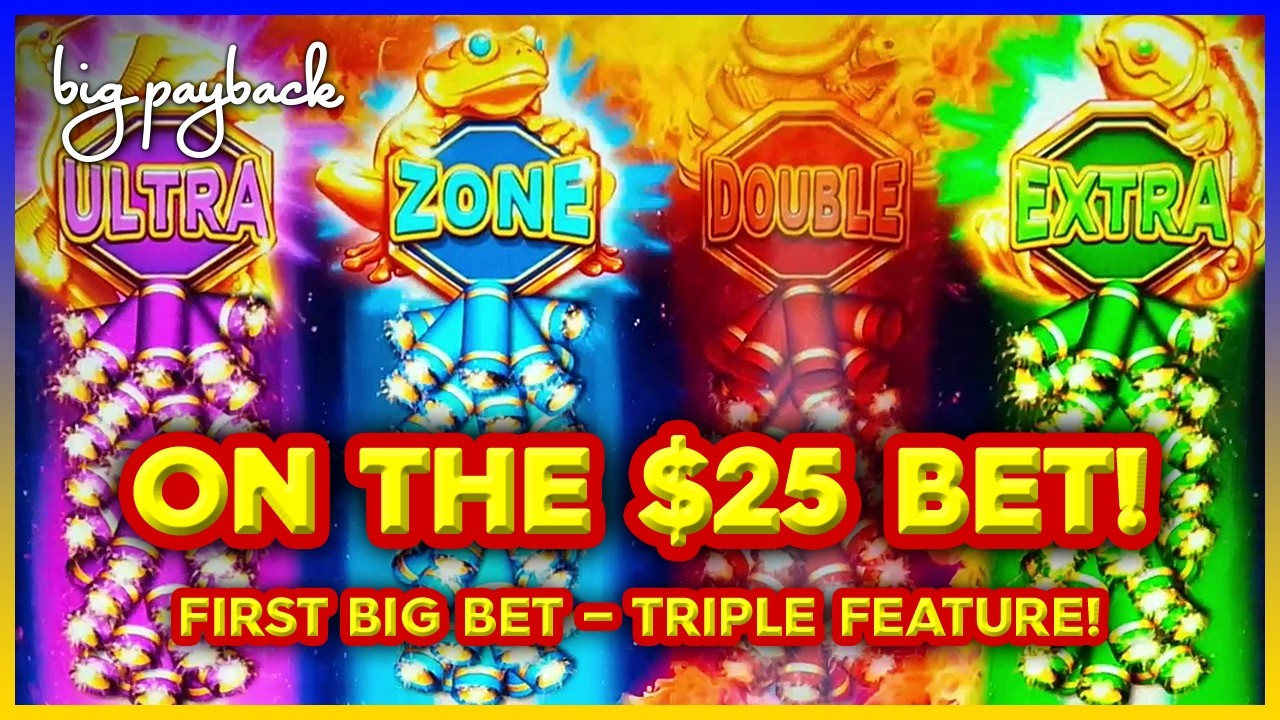 $25/Spin → TRIPLE FEATURE on Bao Zhu Zhao Fu Ignite Slots! WOW WOW WOW!!!