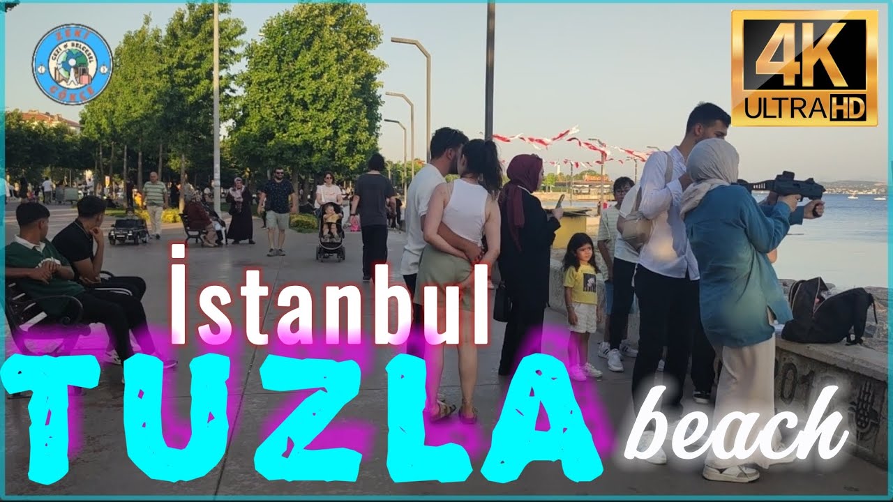 İSTANBUL WALKİNG TOUR 4K, TUZLA İSTANBUL BEACH WALKİNG TOUR I ULTRA HD 4K