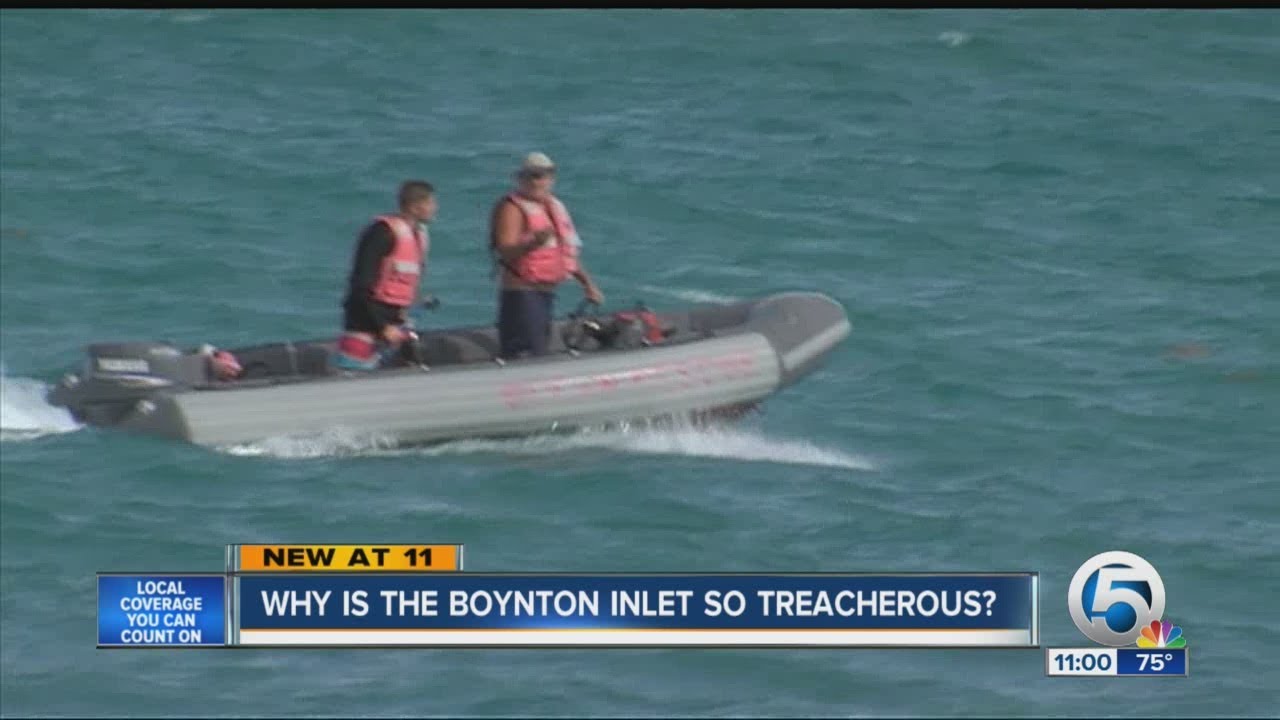 Why is the Boynton Inlet so treacherous?
