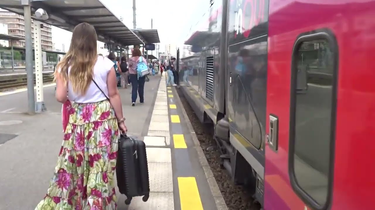 TGV INOUI 🇫🇷 Rennes Marne La Vallée Chessy 🇫🇷 Rame Duplex Tallon 212 1ere classe [FULL RAIL REPORT]