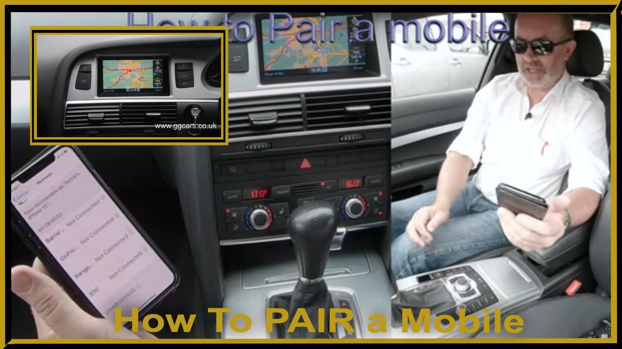 How to pair a mobile to the Bluetooth Audio System in a 2009 Audi A6