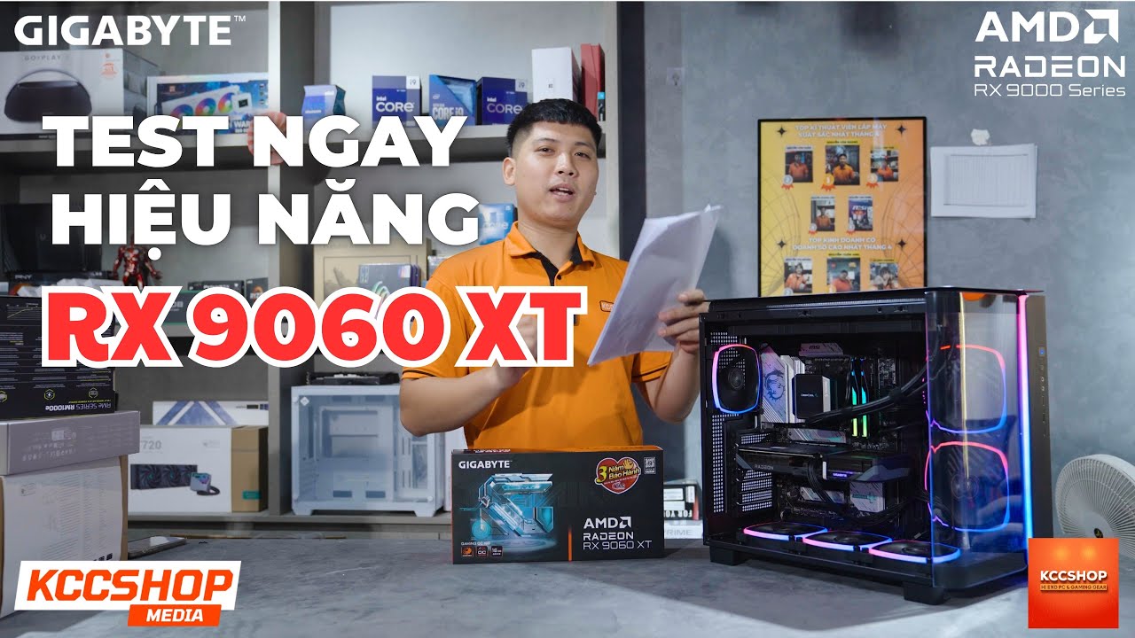 🔥 Gigabyte RX 9060 XT 16GB – Quái Vật Giá Tầm Trung! | Review & Test Hiệu Năng Chi Tiết 🔍