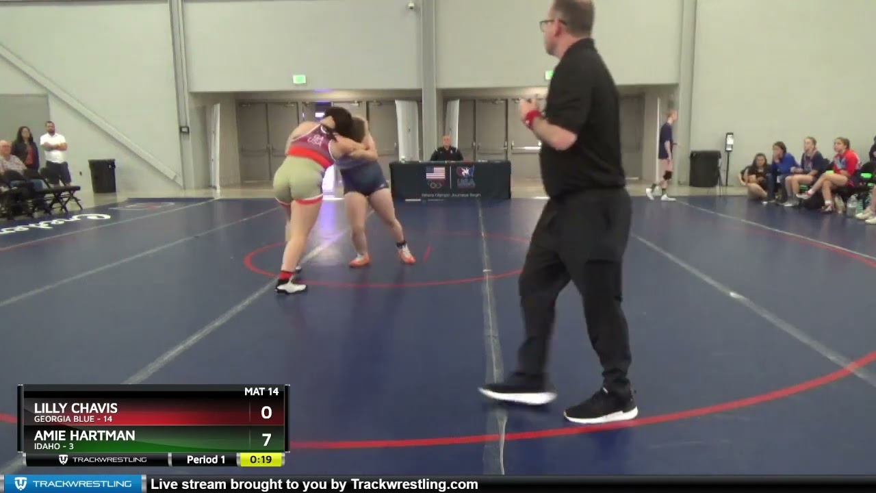 200 Lbs Semis & 1st Wrestleback (8 Team) - Lilly Chavis, Georgia Blue Vs Amie Hartman, Idaho 23b6