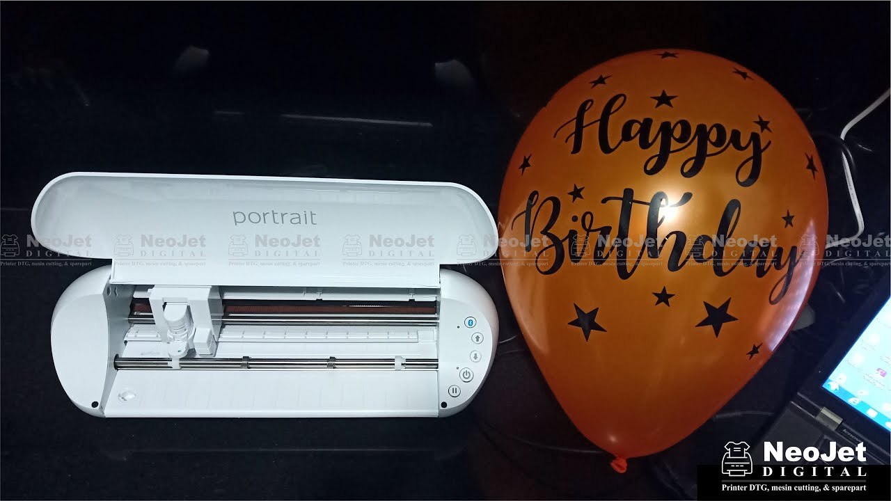 Tutorial Cutting Sticker Balon dengan Mesin Cutting Stiker Silhouette Portrait 3