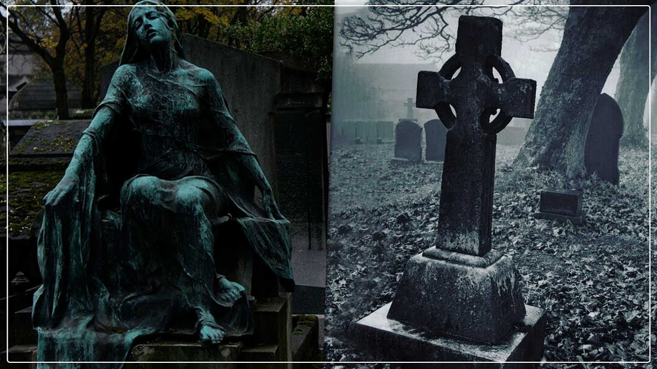 En este cementerio, los niños no saben que han muerto