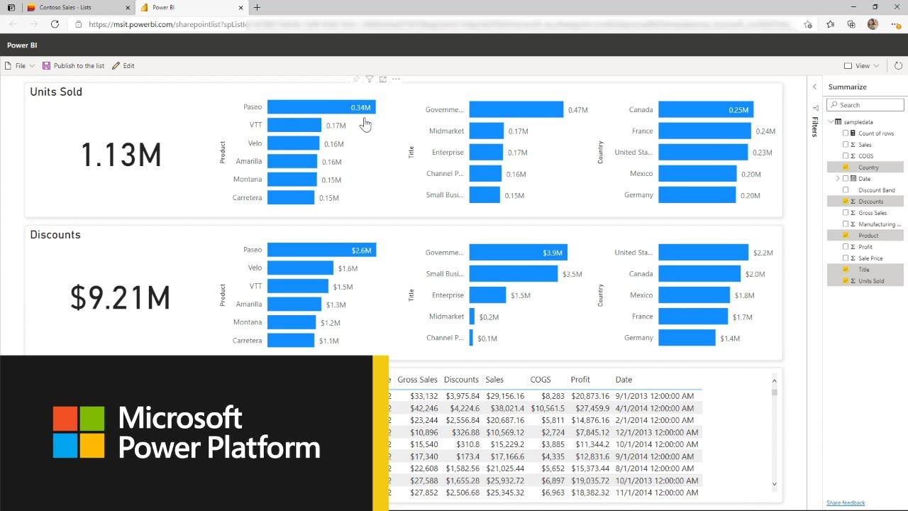 Быстро создавайте отчеты из списков SharePoint