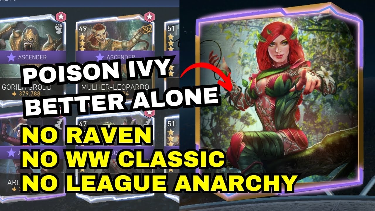 ASCENSION ENTANGLING POISON IVY ALONE DESTROYS 2 BILLION DAMAGE INJUSTICE 2 MOBILE