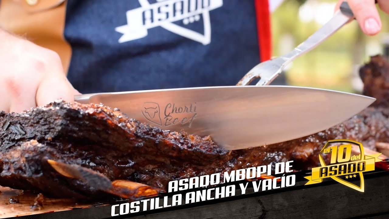 Asado Mbopi de Costilla Ancha y Vacío - El 10 del Asado - FrigoChorti