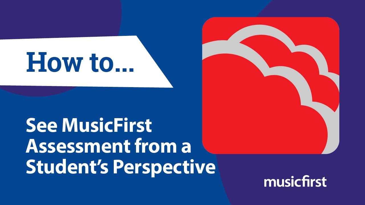 MusicFirst Assessment - Demonstration of Student View for Teachers