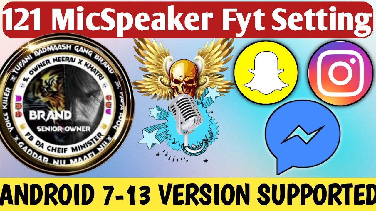 121 Mic Eaco not working problem solution | Call f1ght3r mic| messenger, insta, snap all version use