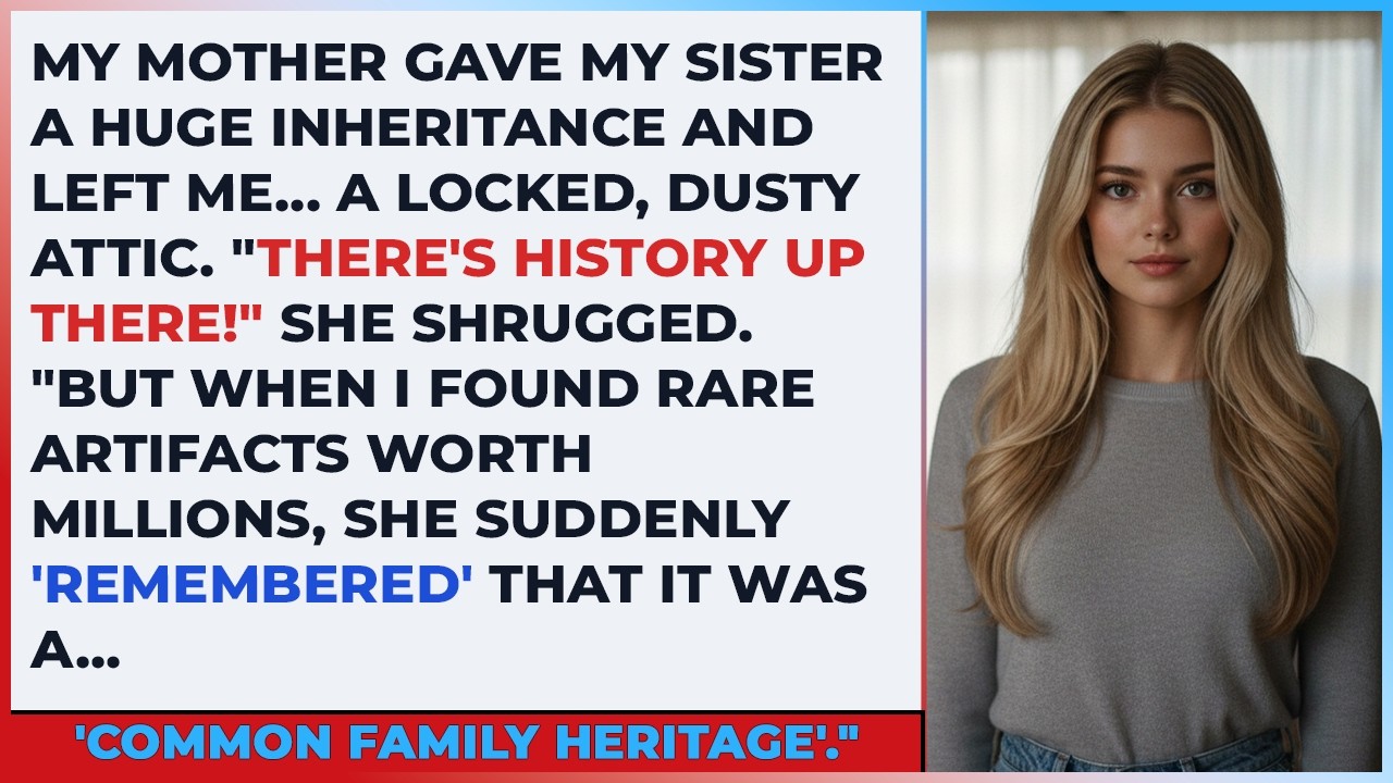 My Mother Gave My Sister A Huge Inheritance And Left Me... A Locked, Dusty Attic....