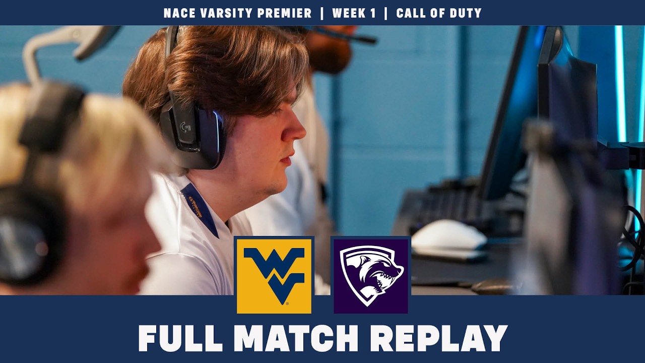 WVU Call of Duty vs. Morris Brown  |  NACE Varsity Premier, Week 1 (Full Replay)