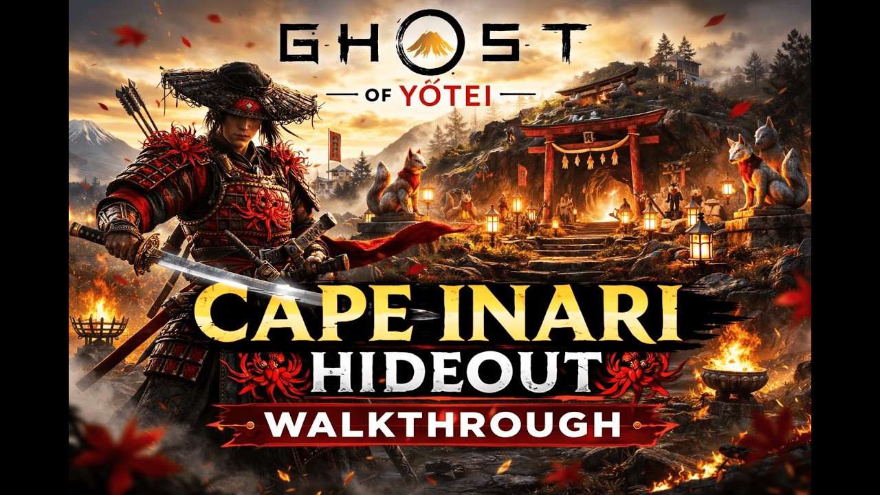 Ghost of Yotei: Cape Inari Hideout walkthrough