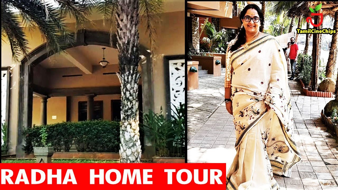 Actress RADHA kerala HOME TOUR VIDEO !! |TamilCineChips