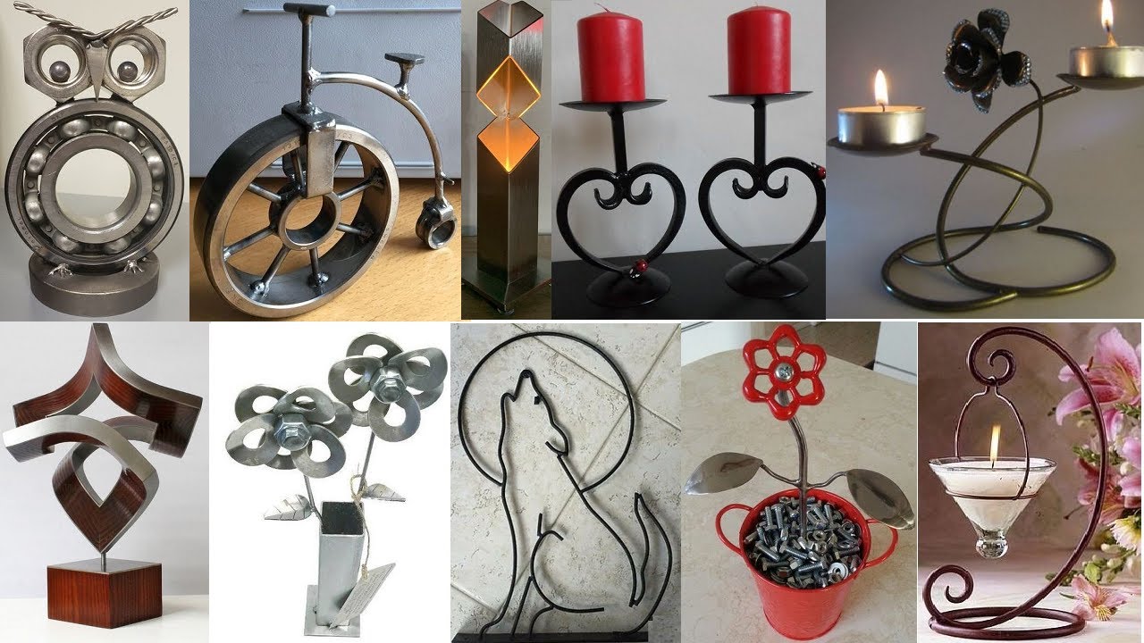 Scrap metal art and décor ideas / scrap metal decor ideas / amazing ideas from scrap metal