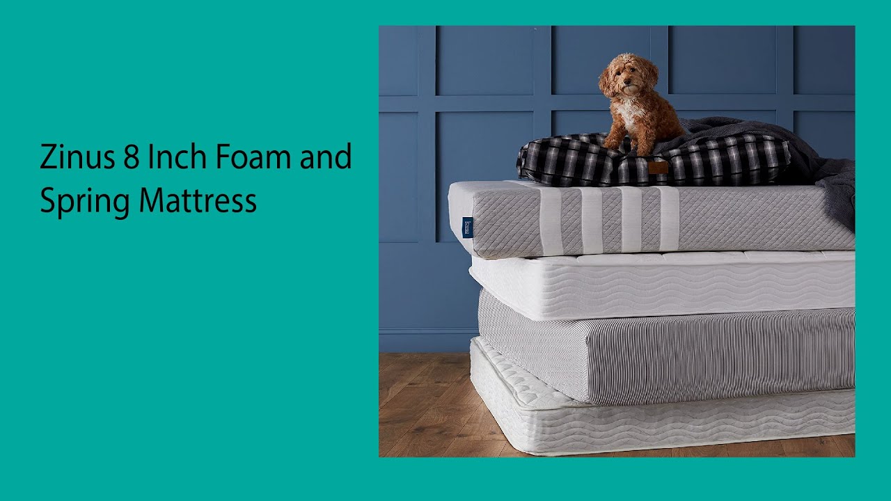 Zinus 8 Inch Foam and Spring Mattress