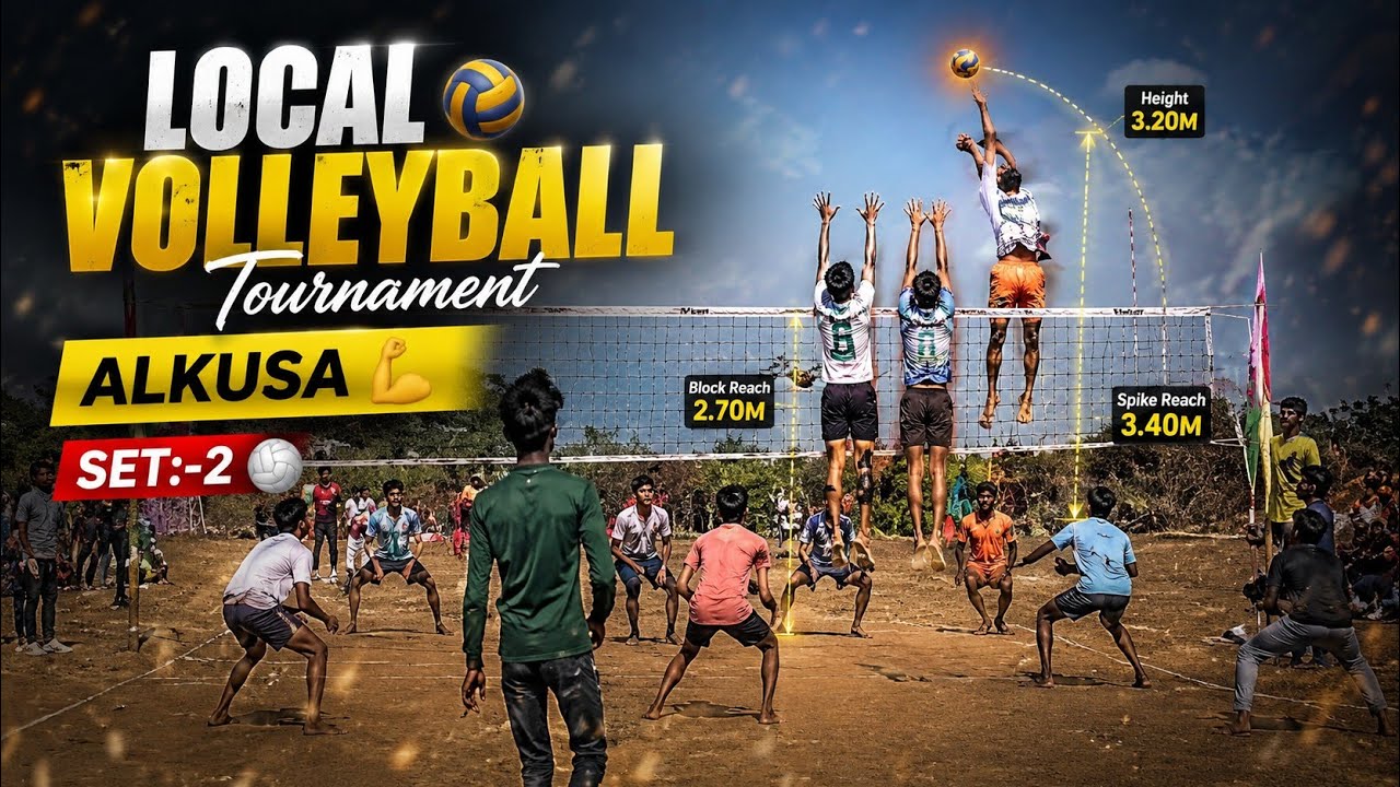 Local Volleyball Tournament🥶Alkusa🦾Set:-2🏐