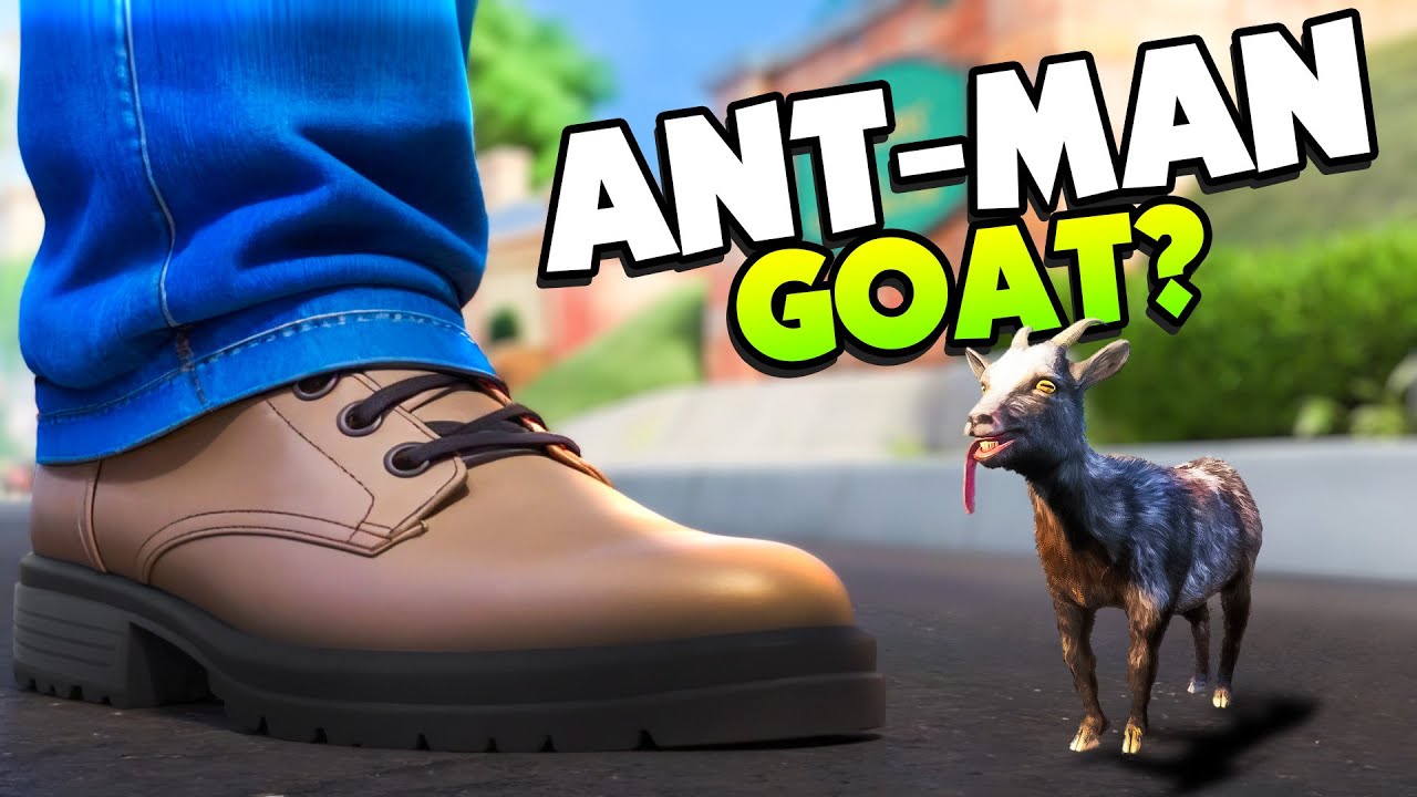 Я стал самым маленьким козлом в мире, используя этот странный глюк! - Goat Simulator 3