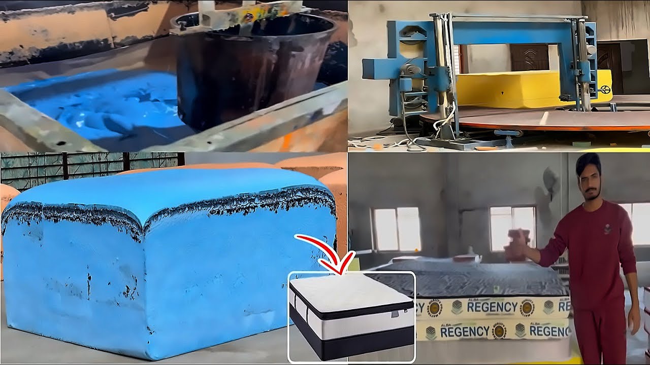 &ldquo;Incredible Mass Production of PU Foam in Factory | Advanced Foam Mattress Manufacturing Process&rdquo;