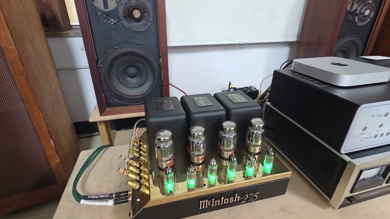 AR 2ax speaker,  McIntosh275 clone