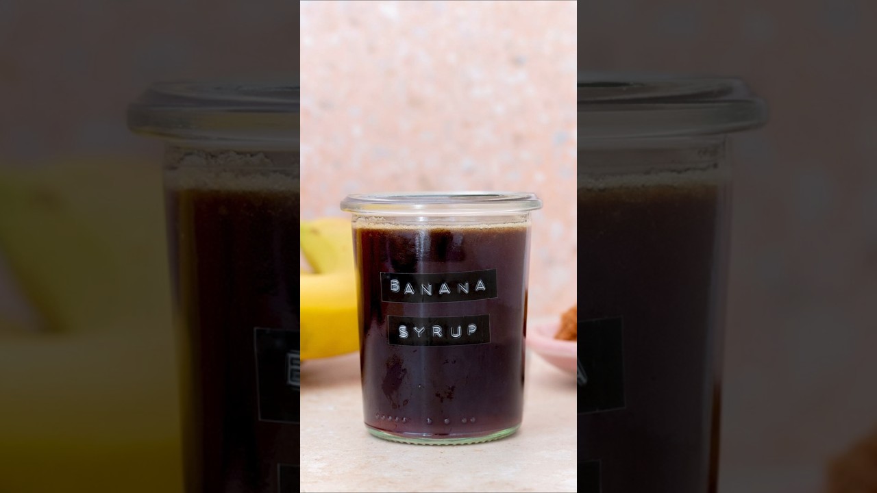 homemade banana syrup