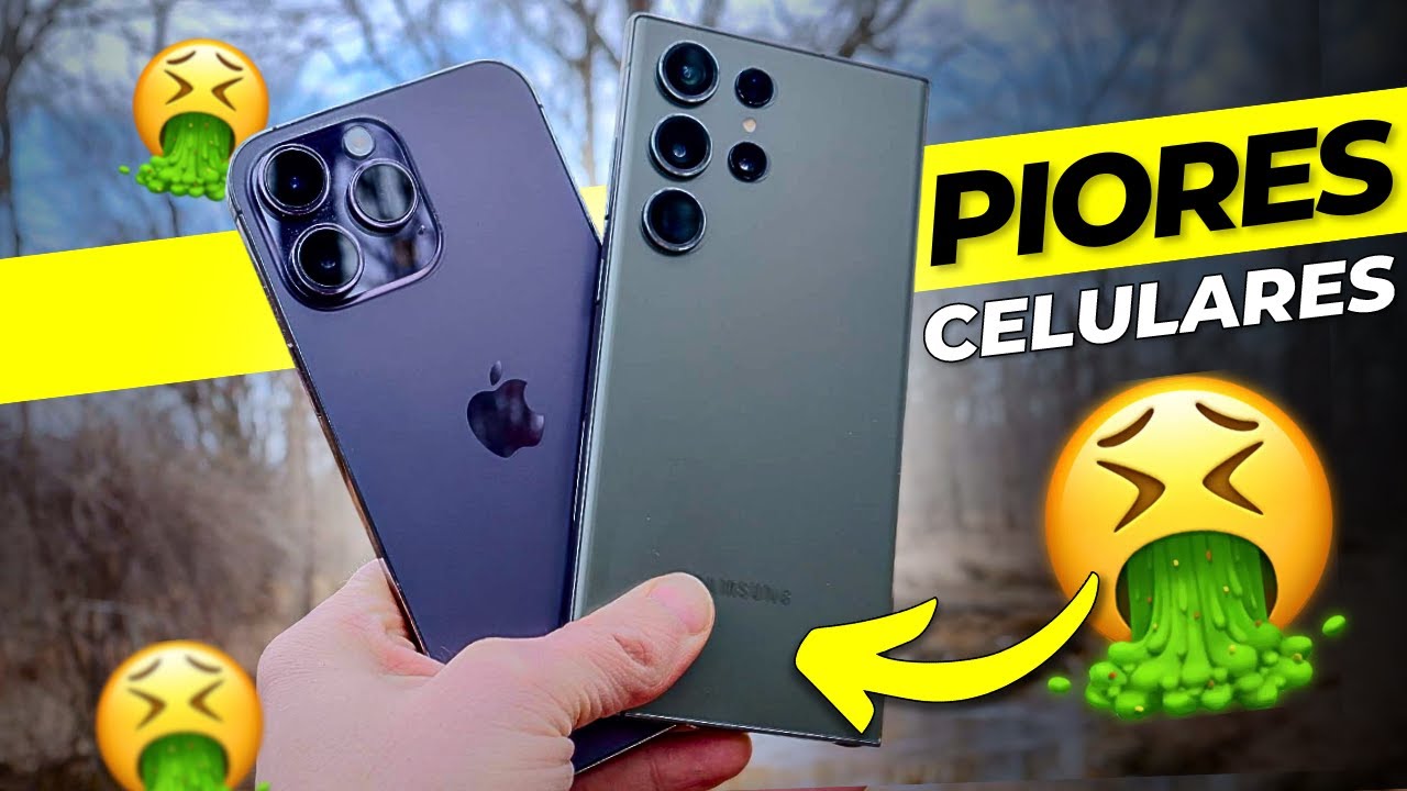 TOP 7 PIORES Celulares para COMPRAR em 2024!!! (CELULARES HORR&Iacute;VEIS)